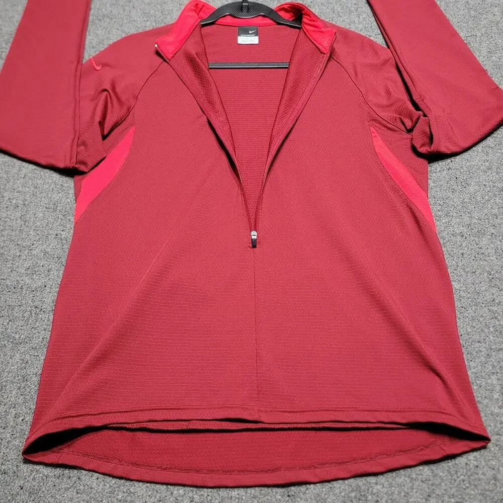 Vintage Y2K Nike Pullover Extra Large 16-18 Sphere Dry Cycling Half Zip Shirt